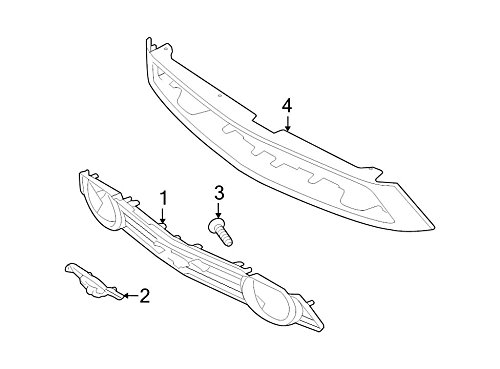 Moldings Ford AR3Z-8419-AA