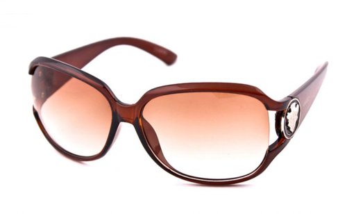 Polarized Retro Clear Lens Sunglasses Anti-fatigue, Anti-reflective ,Anti Blue Ray,uv Protection (Dark Brown) Grips summersha-glasses