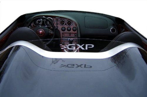 2006+ Pontiac Solstice Convertible Wind Deflector Wind Blocker Windschott Windscreen Wind Restrictor Windrestrictor Brand Engraved Logo GM Licensed Body Windrestrictor SolWROpt3