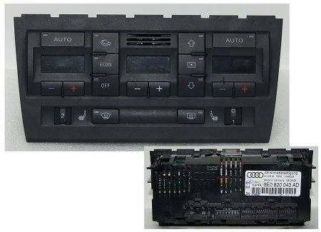 Audi A4 Climate Control 8E3AD Remanufactured Fuel & Temperature Audi 8e0820043ad