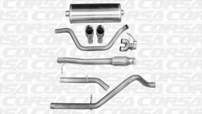 Exhaust & Emissions Corsa 14907BLK