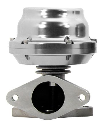 TiAL F38 Wastegate - 5.80 psi/0.40 bar (sm. red) spring, Silver Body Wastegates Austenitex F38.4 / 002883
