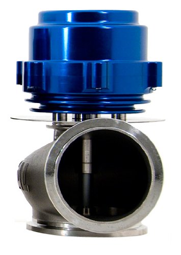 TiAL V60 Wastegate - 8.60 psi/0.59 bar (lrg. green) spring, Blue Body Wastegates Austenitex V60.592B / 002645
