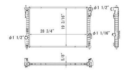 Radiators Rareelectrical 13195RAD