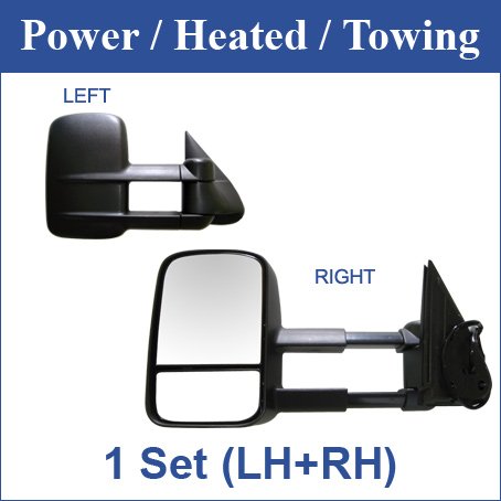 Towing Mirrors APS DM-SIL0306PHT