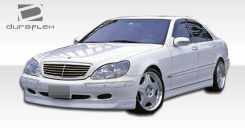2000-2002 Mercedes S Class W220 Duraflex BR-S Front Lip Under Spoiler Air Dam - 1 Piece Bumpers Duraflex 102319