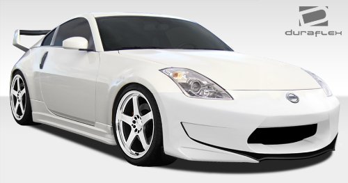 2003-2008 Nissan 350Z Duraflex AMS-GT Body Kit - 4 Piece - Includes AMS GT Front Bumper Cover (108180) AMS GT Side Skirts Rocker Panels (108181) AMS GT Rear Bumper Cover (108182) Body Duraflex 108183