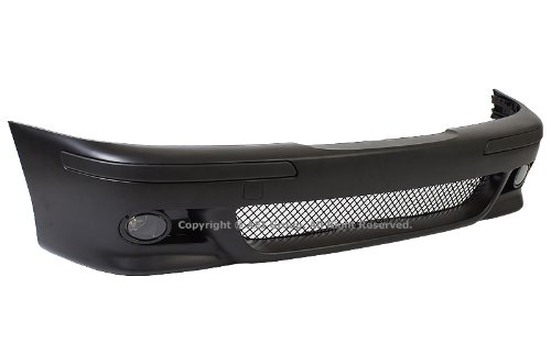 BMW E39 96-03 OEM Factory M5 Style PP Front Bumper Cover + Clear Fog Lights Bumpers Advan-Emotion