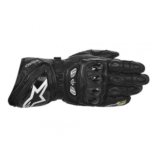 Alpinestars GP Tech Leather Gloves , Gender: Mens/Unisex, Primary Color: Black, Size: Md, Distinct Name: Black, Apparel Material: Leather 3556613-10-M Gloves Alpinestars 355661310M
