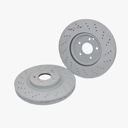 Rotors Mercedes-Benz 2034211312 , 203 421 13 12 => Mercedes-Benz Front Brake Disc Rotor Genuine Factory Original 2034211312 (Set Of 2) => 2003 2004 2005 C230 Sedan; w/ Sport Package / 2006 2007 C230 w/ Sport Package / 2001 2002 C240 w/ Sport Package / 2003 2005 2005 C240 Base; w/ Sport Package / 2006 2007 C280 w/ Sport Package / 2001 2002 C320 w/ Sport Package / 2003 2004 C320 Base; w/ Sport Package / 2005 C320 Base; Sedan; w/ Sport Package / 2006 2007 2008 2009 CLK350 w/ Sport Package / 2006 2007 2008 SLK280 w/ Sport Package / 2009 2010 2011 SLK300 w/ Sport Package / 2005 2006 2007 2008 2009 2010 2011 SLK350 w/ Sport Package