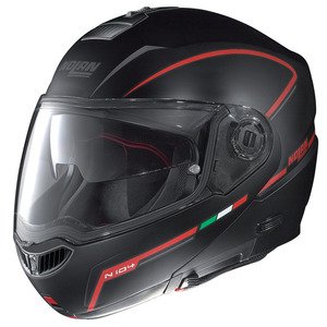 Nolan N 104 EVO Storm N-Com Helmet-Matt Black-M Helmets Nolan 10007468