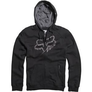Fox Racing Edger Fleece Zip-Up Hoodie - X-Large/Black Jerseys Fox Racing 06500-001-XL