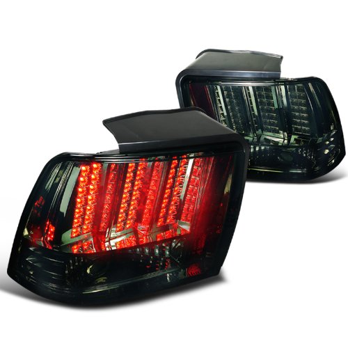 Brake & Tail Light Assemblies Spec-D Tuning LT-MST99GLED-SQ-DP