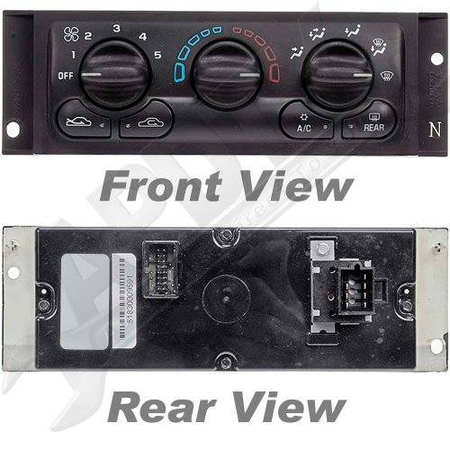 APDTY 600113 Climate Control Module, manual, with rear defogger Power Module - ATC APDTY 600113