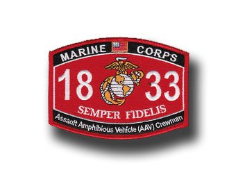 Decals Marine Corps Patches PA1833MOS
