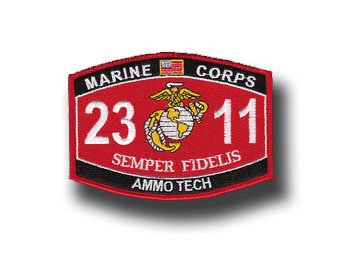 Decals Marine Corps Patches PA2311MOS