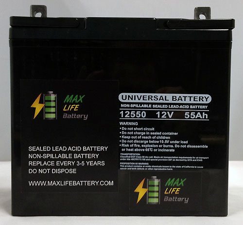 Batteries Max Life Battery ML55-123122