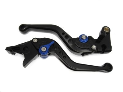 Moto-777 KY Clutch Brake levers SUB for Kawasaki Ninja 300R 2013 Forward Controls Moto-777 KY-LEV-STD-SHT-BL-BK-NINJA300R-F25K25