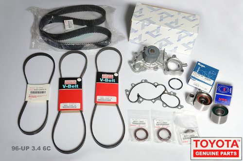 Genuine OEM Factory Fit TOYOTA T100 PICKUP TRUCK YEAR 1996 3.4L V6 Enginess Fit SR5 Pickup 2-Door Timing Belt and Water Pump Kit Part # 1996 - 3.4 6C Toyota Wheel Studs Toyota 96-UP 3.4 6C Toyota