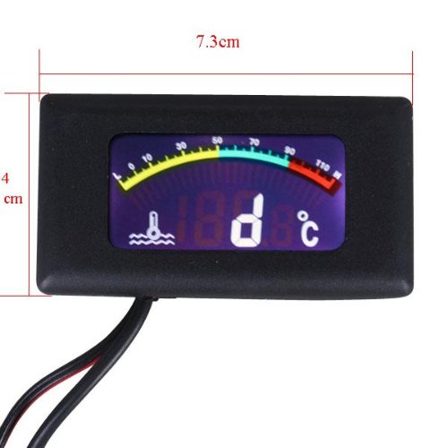 Nextrox® 9V-36V Universal Digital LED Water Temperature Gauge Water Temp Nextrox ST134