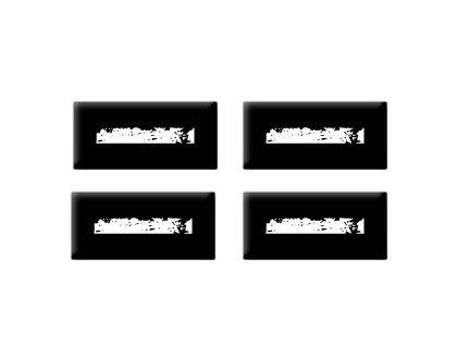 Letter Initial I - Set of 4 Stickers Decals StickyChimp SC-Batch-C-2411