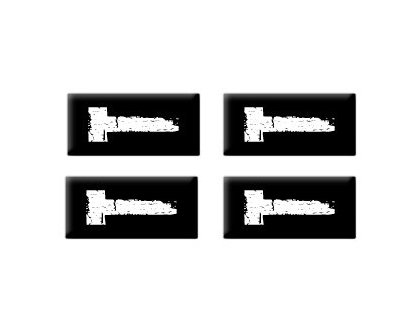 Letter Initial T - Set of 4 Stickers Decals StickyChimp SC-Batch-C-2421