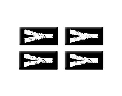 Letter Initial Y - Set of 4 Stickers Decals StickyChimp SC-Batch-C-2424