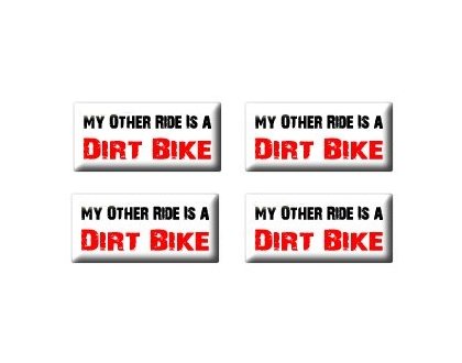 My Other Ride Vehicle Car Is A Dirt Bike - Set of 4 Stickers Decals StickyChimp SC-Batch-C-2467