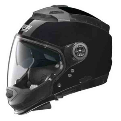 Nolan N-44 N-Com Solid Helmet , Gender: Mens/Unisex, Helmet Category: Street, Distinct Name: Black, Primary Color: Black, Size: Lg, Helmet Type: Modular Helmets N445270330031 Helmets Nolan N445270330031