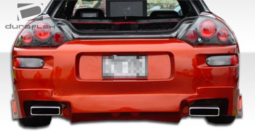 2000-2005 Mitsubishi Eclipse Polyurethane Blits Rear Bumper Cover - 1 Piece Bumpers Extreme Dimensions 102601x