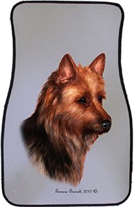 Australian Terrier Car Floor Mats - Carepeted All Weather Universal Fit for Cars & Trucks Universal Fit B.O.B. 36203
