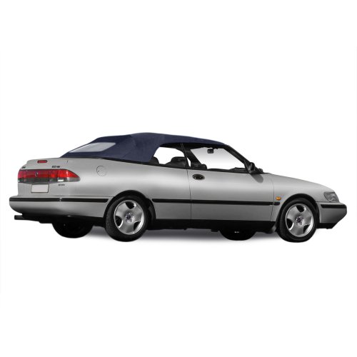 SAAB 9-3S/SE Convertible Top 1998-2003 in Haartz Twillfast II Cloth, Window Not Included, Blue Tops & Roofs Sierra Auto Tops & Seats 10-31-093-002