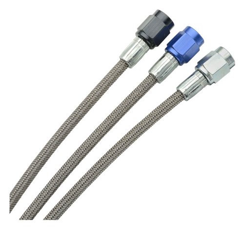 Fragola -2 AN Brake Line w/ -3 AN Straight Steel Nuts, 30 Long Pressure Hoses Fragola 290030