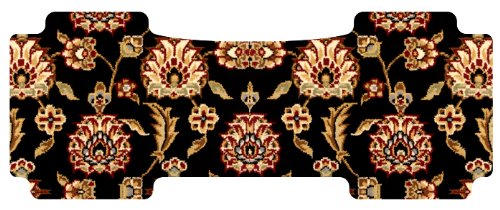 Intro-Tech Oriental Rear Custom Fit Auto Floor Mat - (Black Herati) Custom Fit Intro-Tech Automotive NS-728-OC-05
