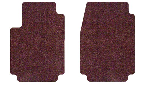 Intro-Tech Designer Front Custom Fit Auto Floor Mat - (Burgundy), Set of 2 Custom Fit Intro-Tech Automotive AD-621F-DM-1042