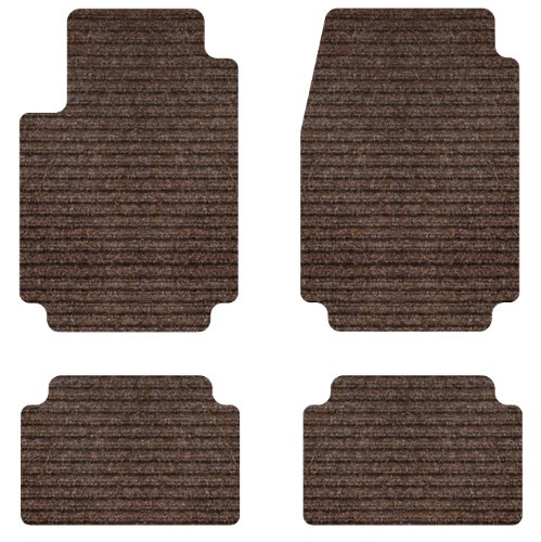 Intro-Tech Rhino Custom Fit Auto Floor Mat - (Dark Brown), Set of 4 Custom Fit Intro-Tech Automotive OS-124-RM-960
