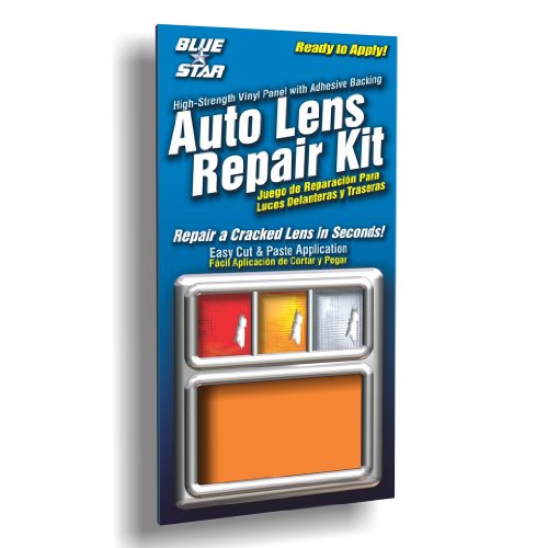 Blue Star Auto Blinker Turn Signal or Tail Light Lens Repair Kit, Amber / Orange Color (SMOOTH) Turn Signal Lights Blue Star 881