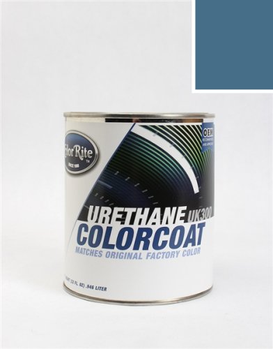 ColorRite Pontiac Montana Automotive Touch-up Paint - International Blue Metallic Clearcoat 30/WA377E - Color-Only Package Touchup Paint ColorRite AUTO-1480-40840-QUART-C