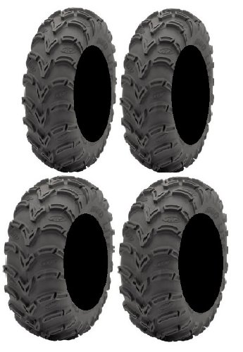 Full Set of ITP Mud Lite (6ply) 24x8-12 and 24x10-11 ATV Tires (2) Mud ITP Tires ITML24x810-1112FS