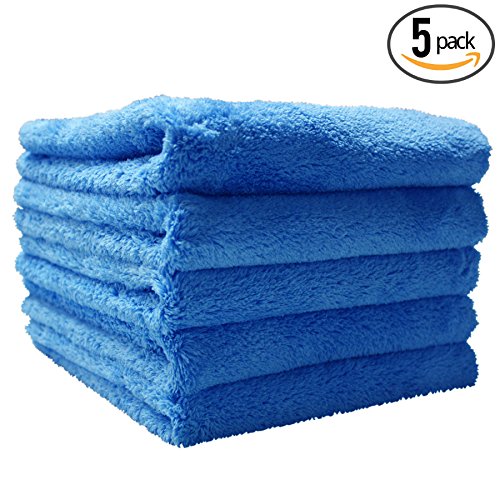 Microfiber THE RAG COMPANY 11111-KIT-PRO-1616-EAGLEBLUE-5PK