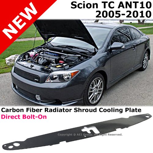 Scion TC 05-10 ANT10 Grade AA Real Carbon Fiber Radiator Cover Cooling Plate Radiators Advan-Emotion 1-RADCO-SCTC05-CF