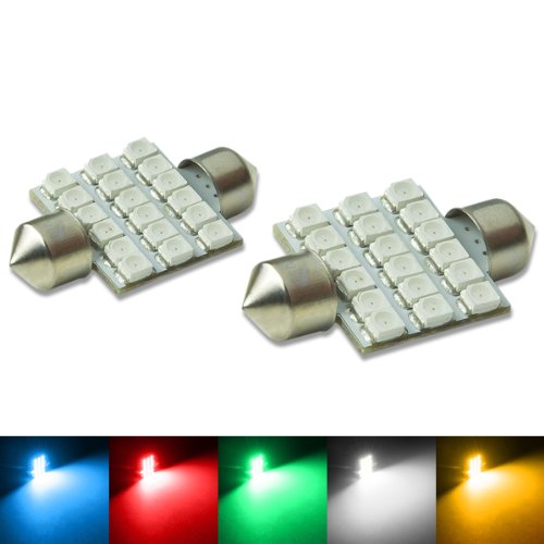 Headlight Bulbs Auto Dynasty AD-LED-11X36-18SMD-3528-1S-RD-X2