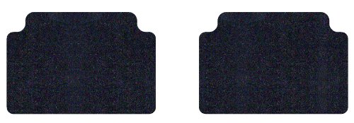 Intro-Tech Designer Rear Custom Fit Auto Floor Mat - (Black), Set of 2 Custom Fit Intro-Tech Automotive FO-480AR-DM-1001