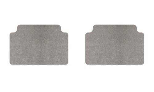 Intro-Tech Super Plush Rear Custom Fit Auto Floor Mat - (Titanium), Set of 2 Custom Fit Intro-Tech Automotive FO-480AR-3958