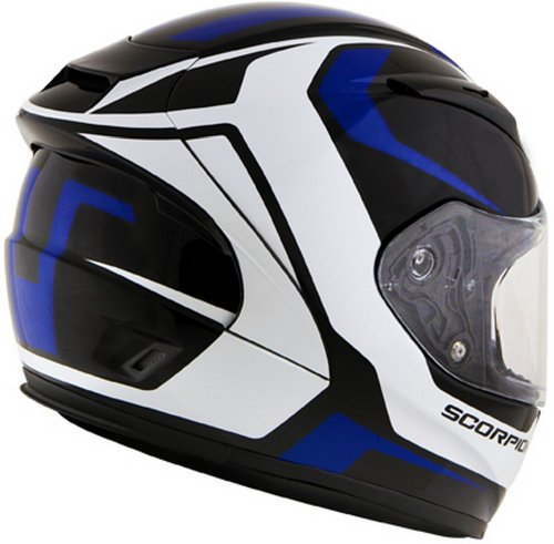 Scorpion EXO-R2000 Dispatch Street Helmet - FREE SMOKE SHIELD - Blue - XL Helmets Scorpion 200-3026