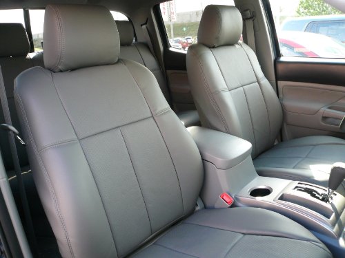 2005-2008 Ford F150 Super Crew - Gray - Clazzio Leather Seat Covers Accessories Clazzio SA7194gr-232