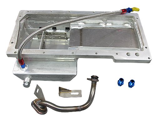 CXRacing LS1 LS Oil Pan + Dipstick Front Sump 240SX S13 S14 Motor Swap Pans & Drain Plugs CXRacing 10892004423