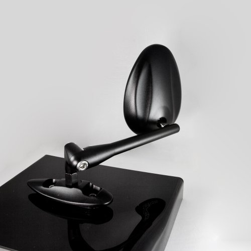 Magazi motorcycle mirrors aluminum Ellipse black for BMW M10 x 1.5 adapters Mirrors Magazi MG-1849-ellipse-black-10mm15-blk