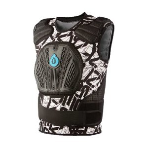SixSixOne Youth Core Saver Chest Protector (White/Black, One Size) Chest Protectors SixSixOne 6929-31-001