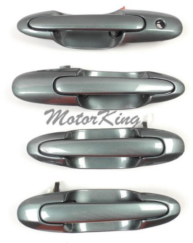 DS306 15X Mid Green Pearl 00-06 Mazda MPV Set 4PCS Outside Door Handle 00 01 02 03 04 05 06 Body MotorKing DS306